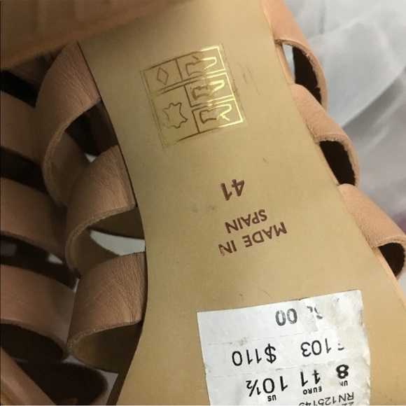 TOPSHOP METAL TIP STRAP HEELS - Picture 6 of 8